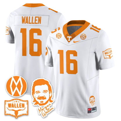 TENN Morgan Wallen 2025 Jersey - All Stitched