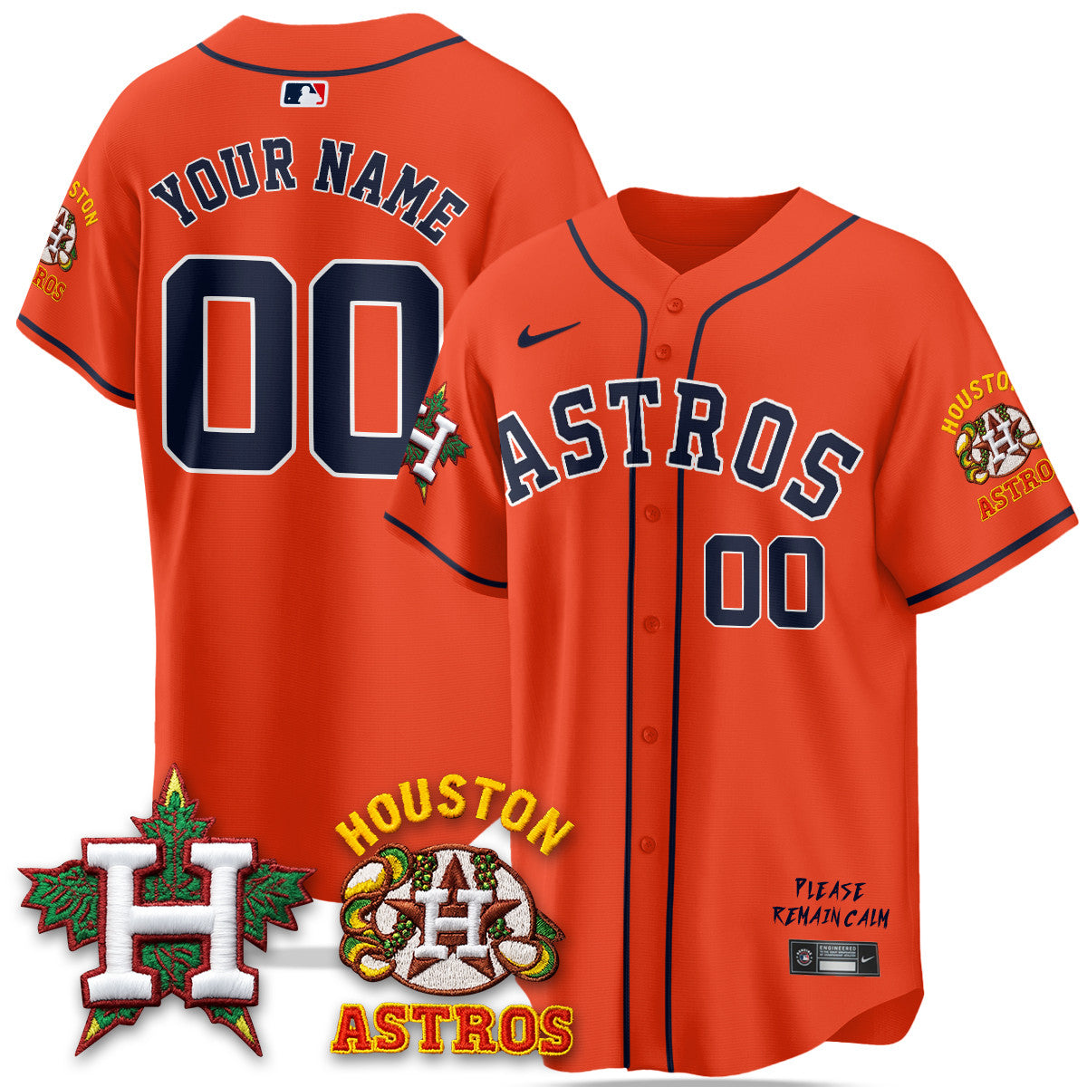 Houston Astros "Hopadillo" Limited Custom Jersey - All Stitched