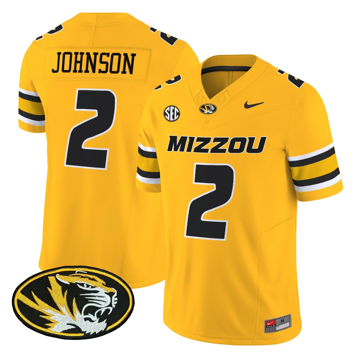 Men's Missouri Tigers 2025 Vapor Limited Jersey - All Stitched
