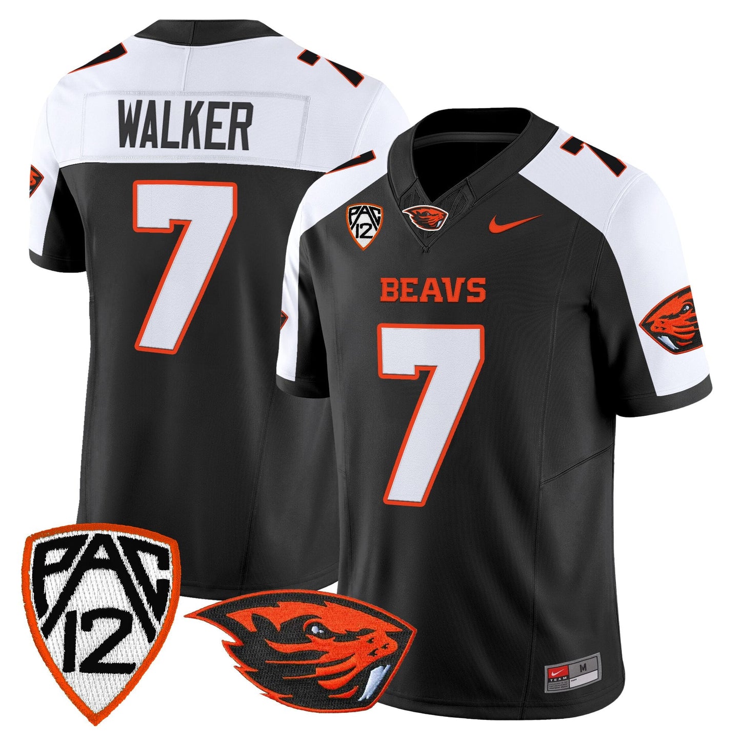 Men's Oregon State Beavers 2025 Vapor Limited Jersey - All Stitched