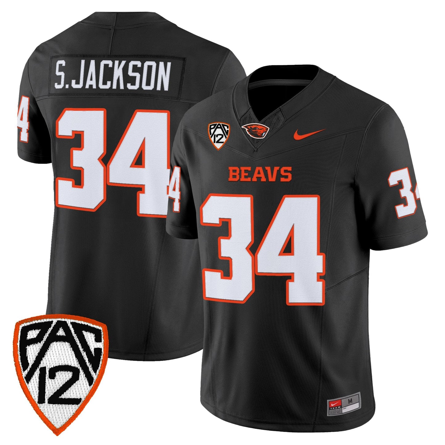 Men's Oregon State Beavers 2025 Vapor Limited Jersey - All Stitched