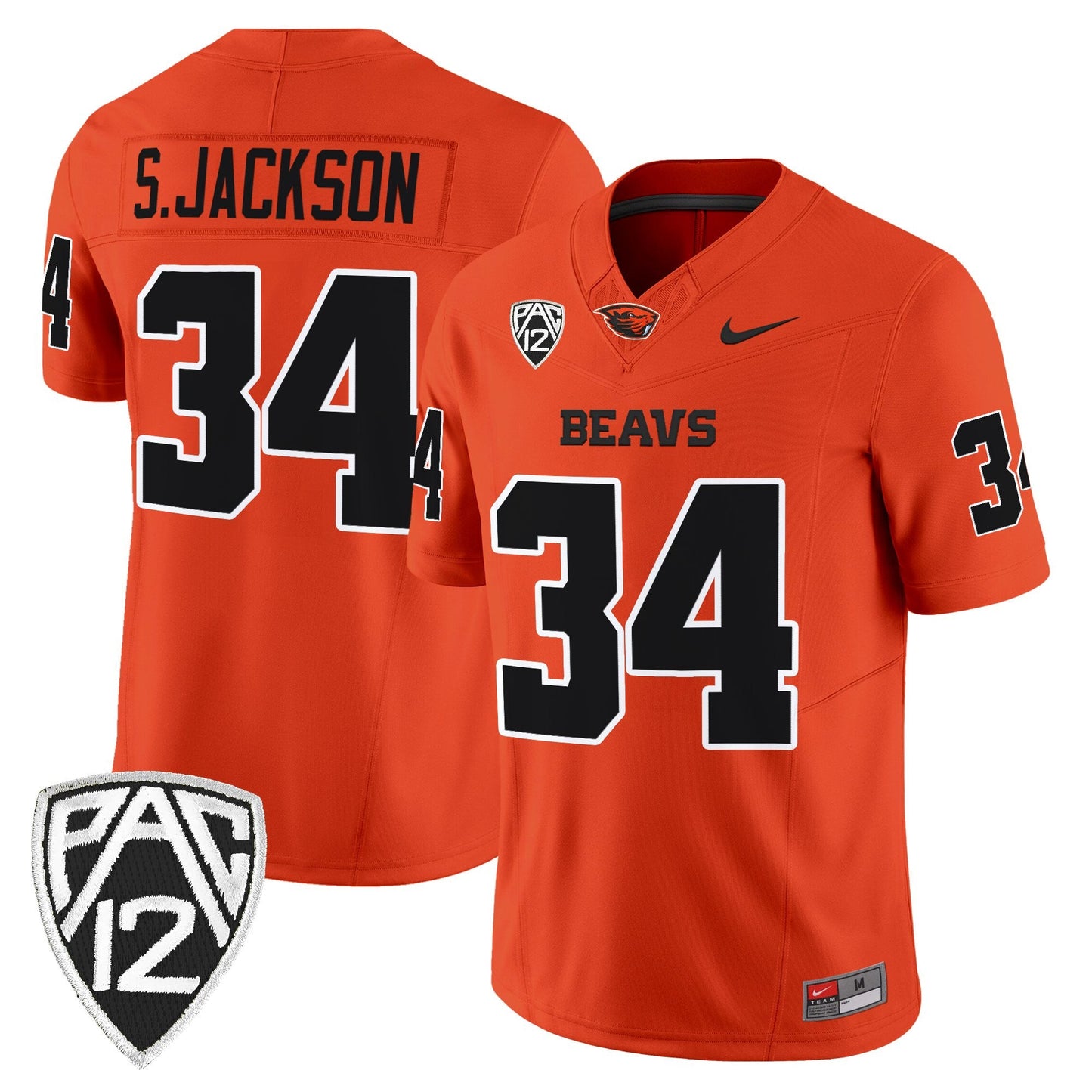 Men's Oregon State Beavers 2025 Vapor Limited Jersey - All Stitched