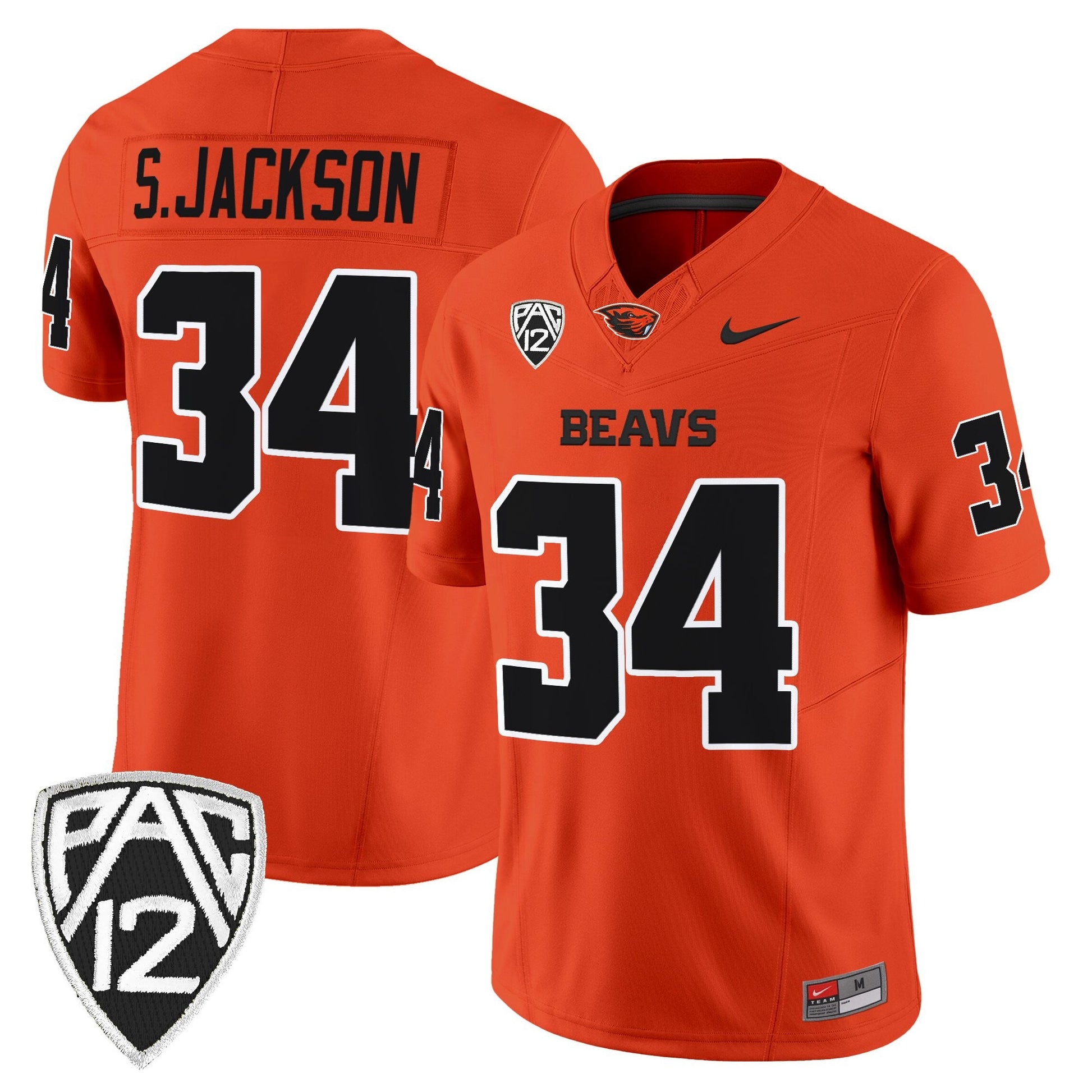 Men's Oregon State Beavers 2025 Vapor Limited Jersey - All Stitched