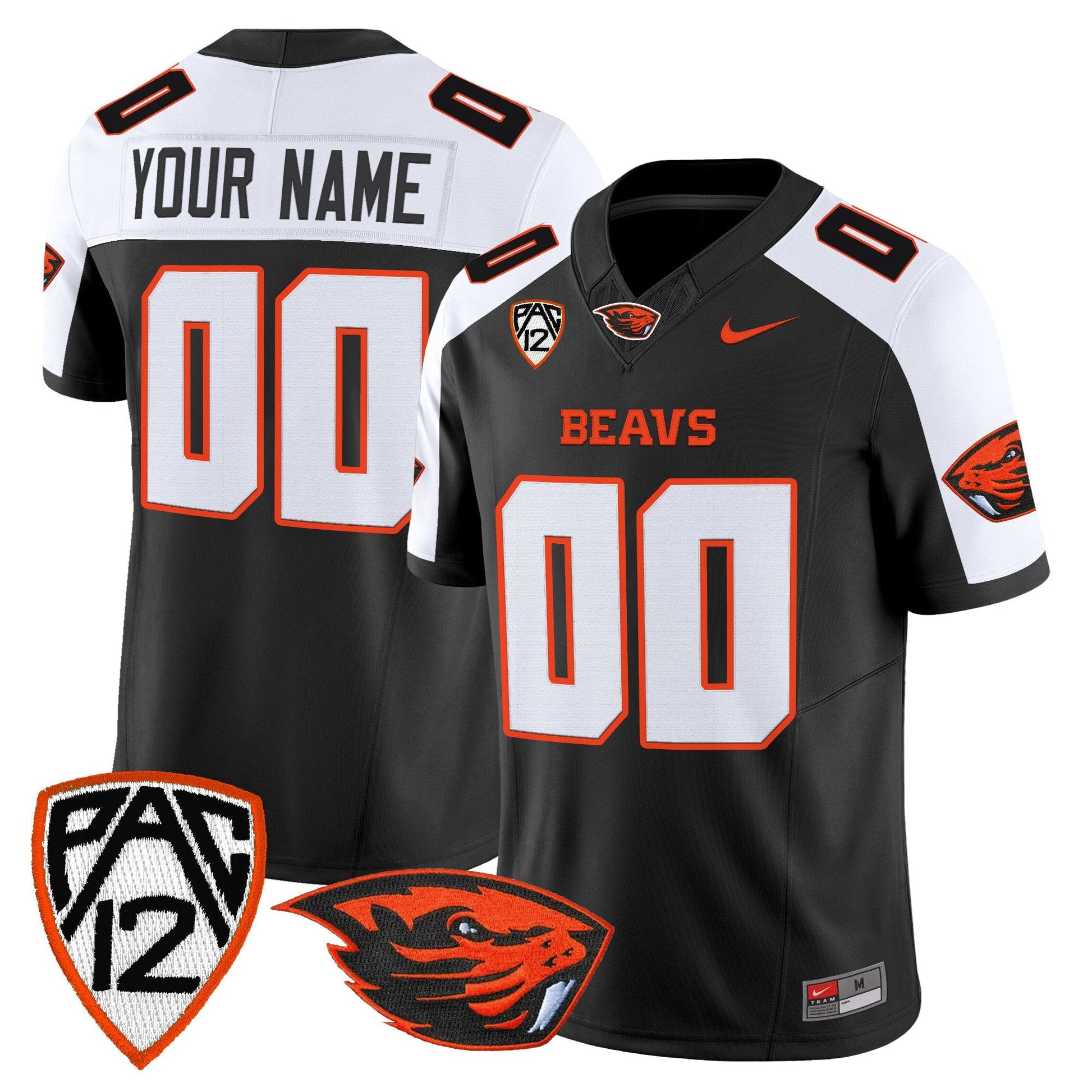 Oregon State Beavers 2025 Vapor Limited Custom Jersey - All Stitched