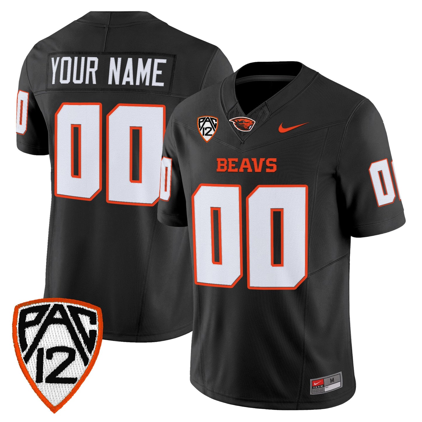 Oregon State Beavers 2025 Vapor Limited Custom Jersey - All Stitched