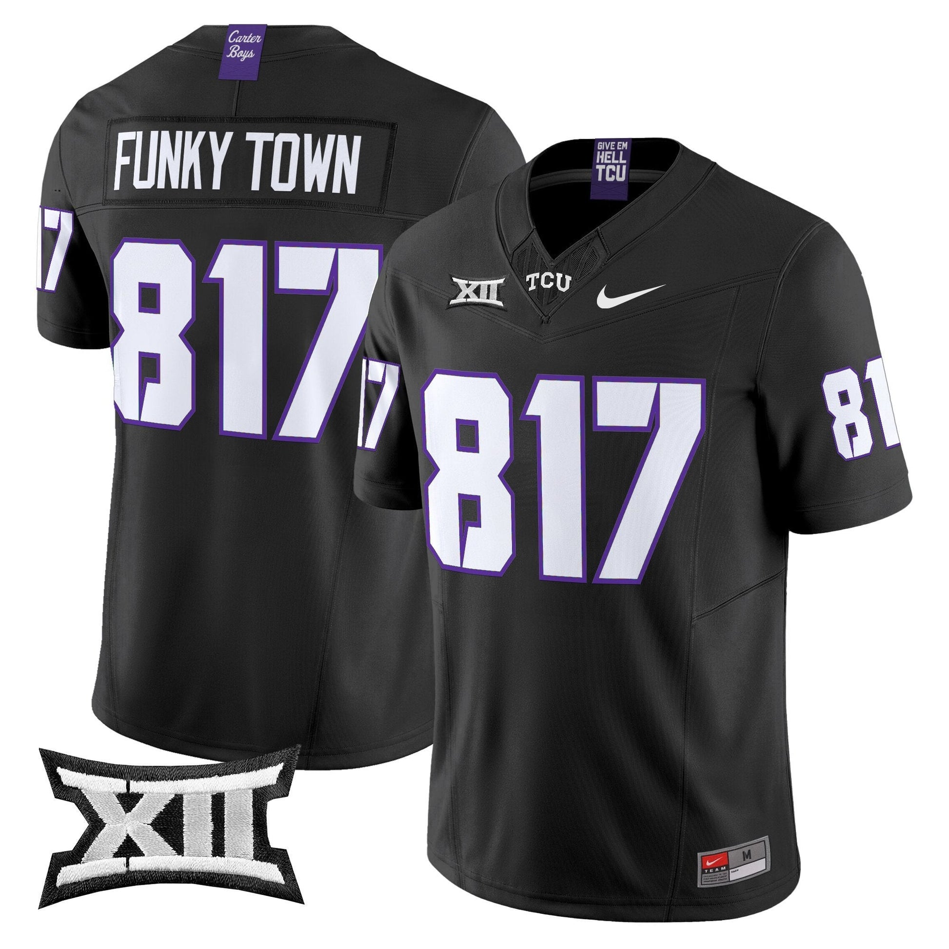 Men's TCU Horned Frogs 2025 Vapor Limited Jersey - All stitched
