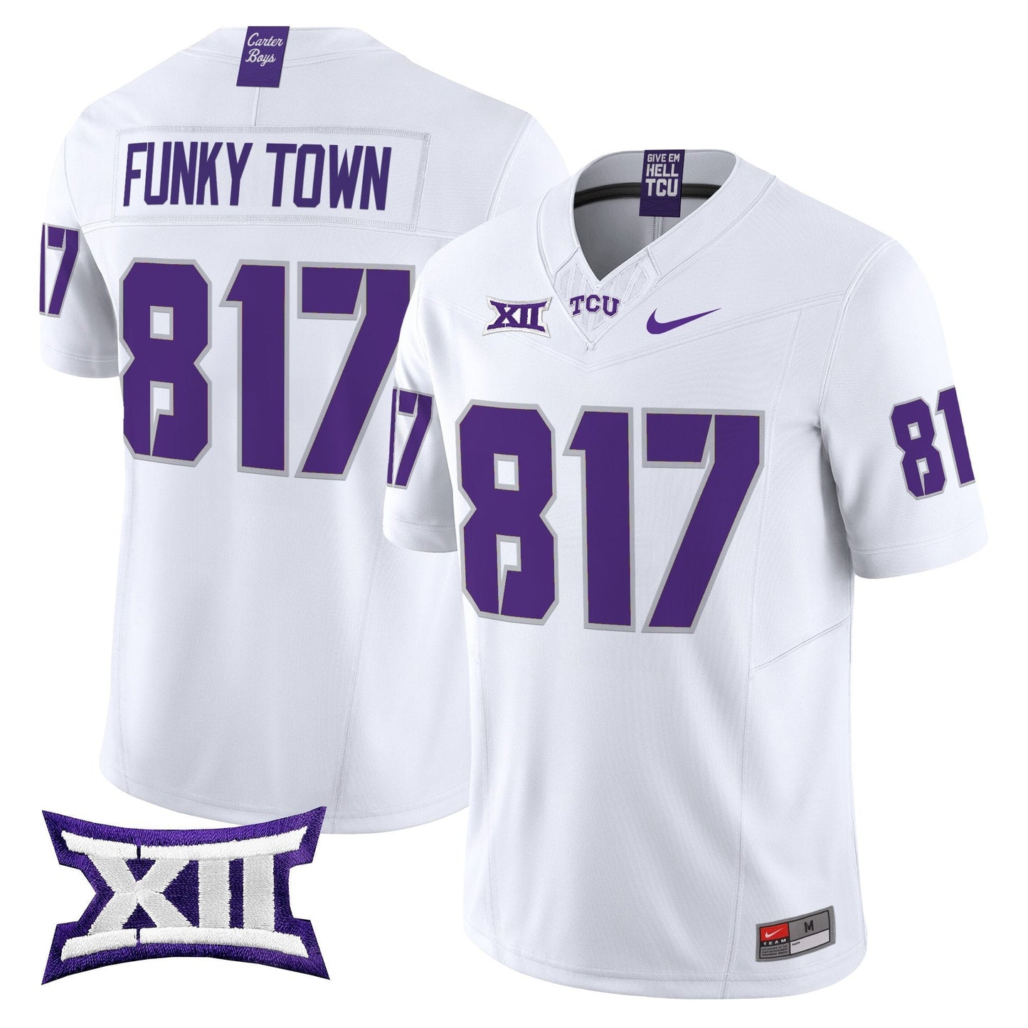 Men's TCU Horned Frogs 2025 Vapor Limited Jersey - All stitched