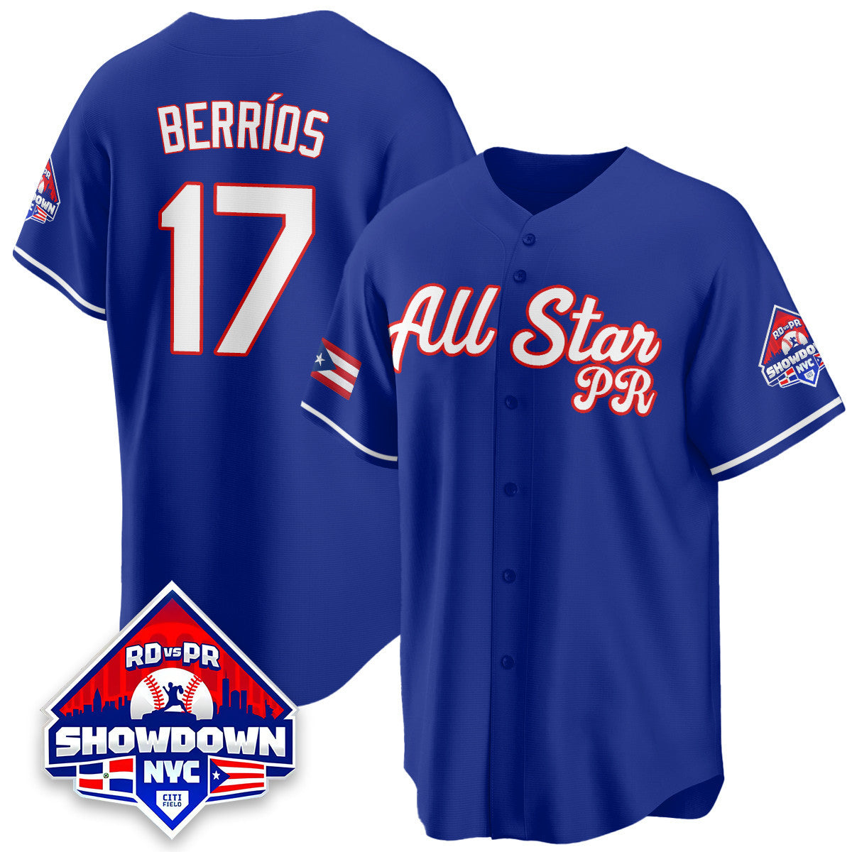 Men's Puerto Rican Baseball All-Star 2025 Jersey - All Stitched