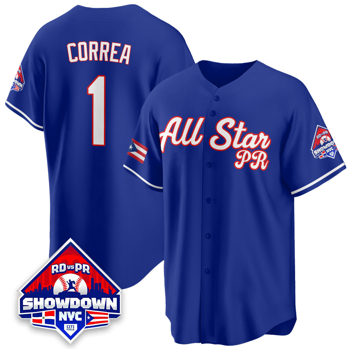 Men's Puerto Rican Baseball All-Star 2025 Jersey - All Stitched