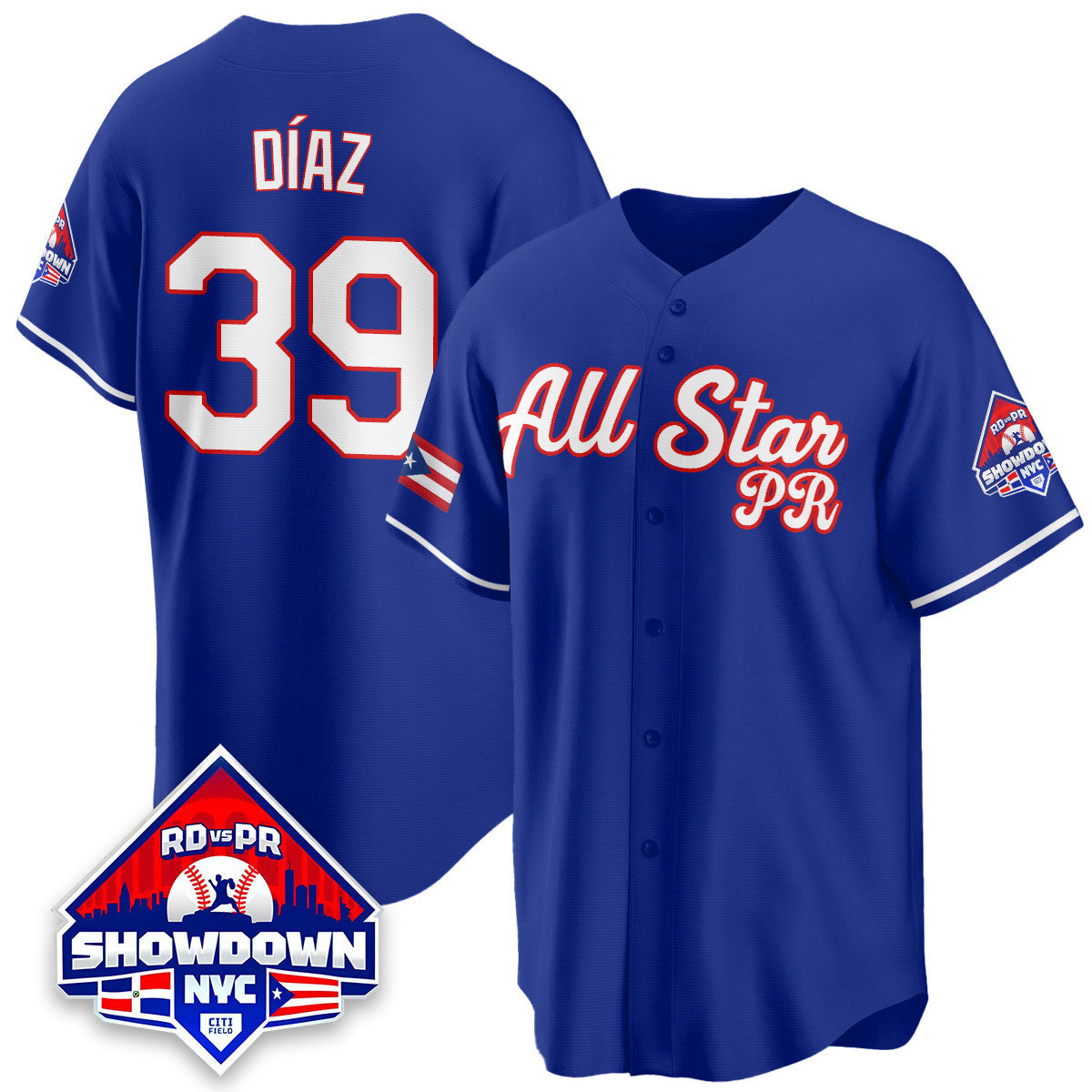 Men's Puerto Rican Baseball All-Star 2025 Jersey - All Stitched