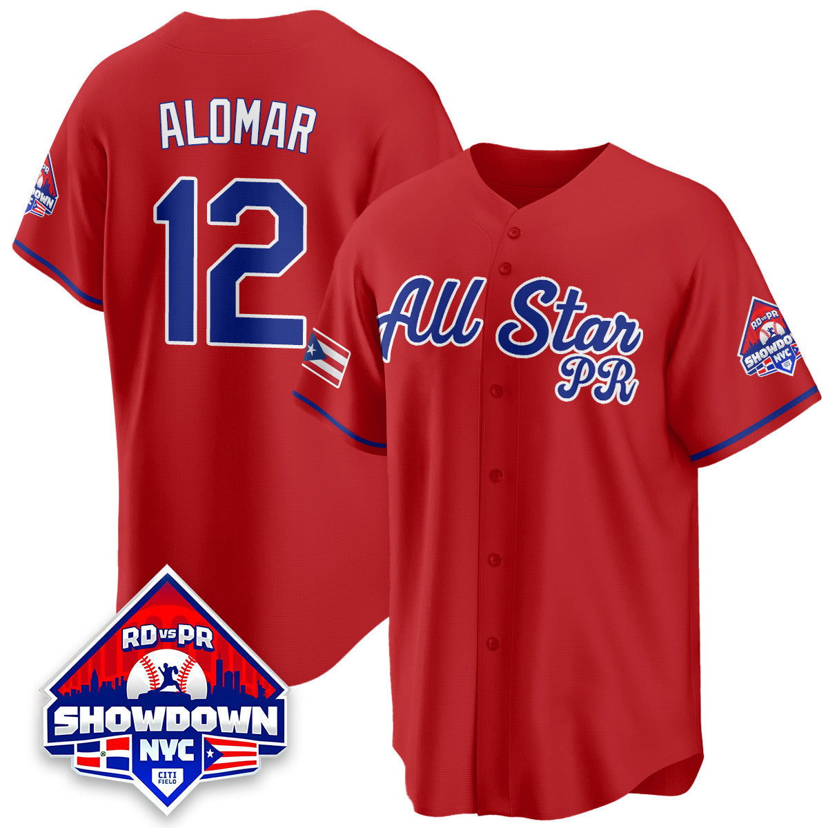Men's Puerto Rican Baseball All-Star 2025 Jersey - All Stitched