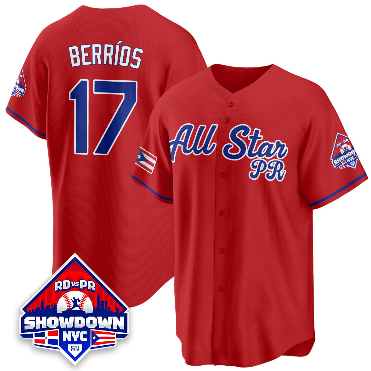 Men's Puerto Rican Baseball All-Star 2025 Jersey - All Stitched