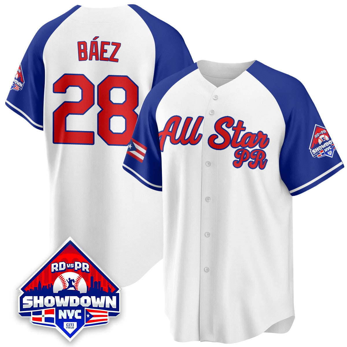 Men's Puerto Rican Baseball All-Star 2025 Jersey - All Stitched
