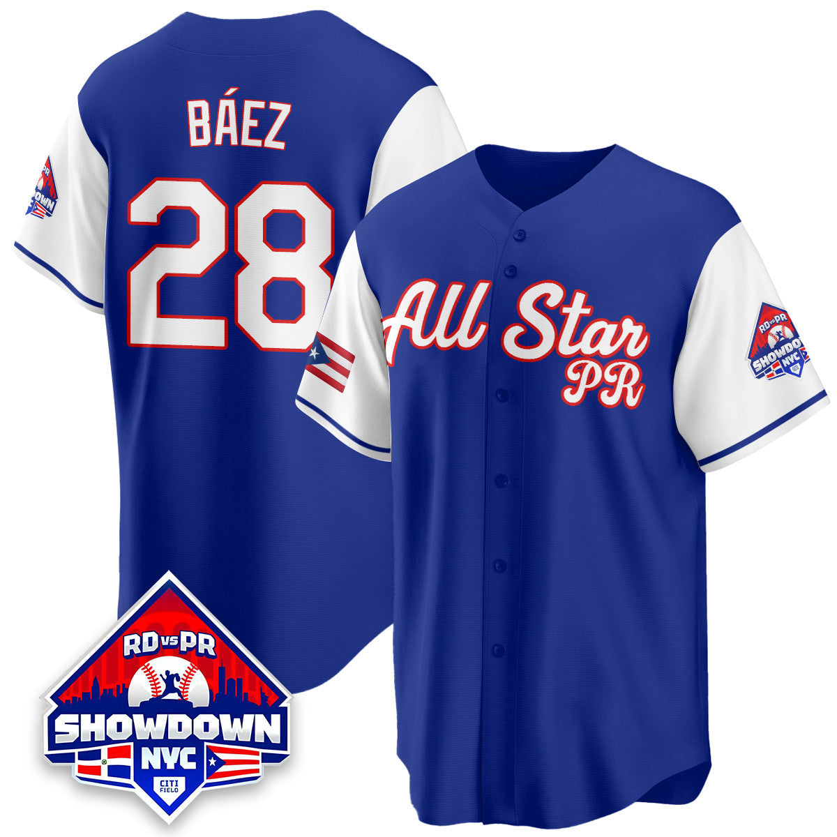 Men's Puerto Rican Baseball All-Star 2025 Jersey - All Stitched