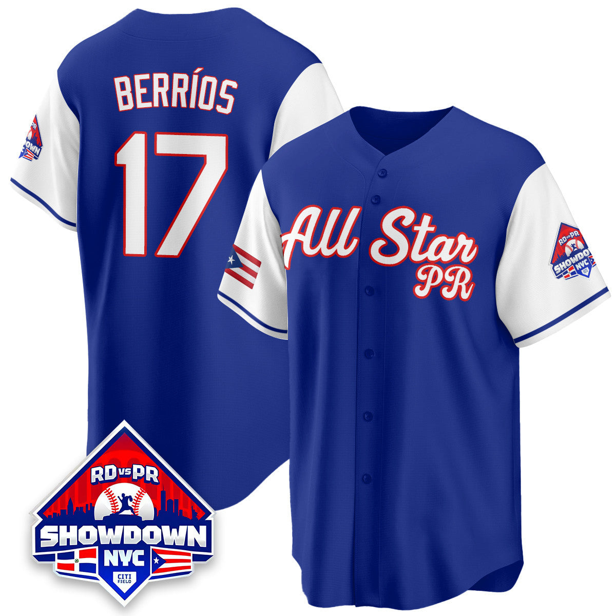 Men's Puerto Rican Baseball All-Star 2025 Jersey - All Stitched