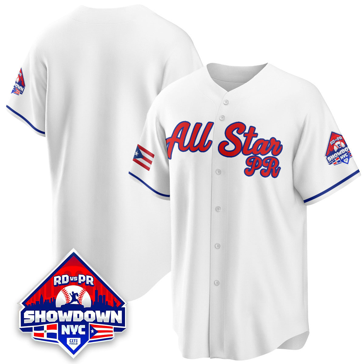 Men's Puerto Rican Baseball All-Star 2025 Jersey - All Stitched