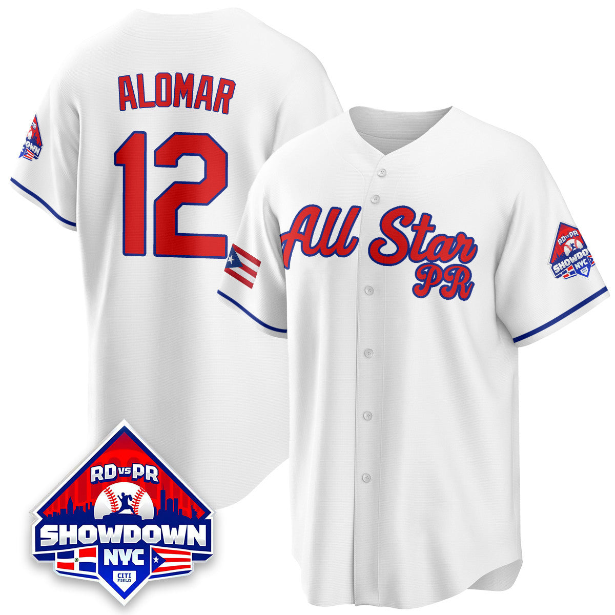 Men's Puerto Rican Baseball All-Star 2025 Jersey - All Stitched