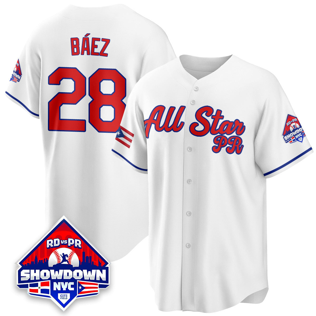 Men's Puerto Rican Baseball All-Star 2025 Jersey - All Stitched