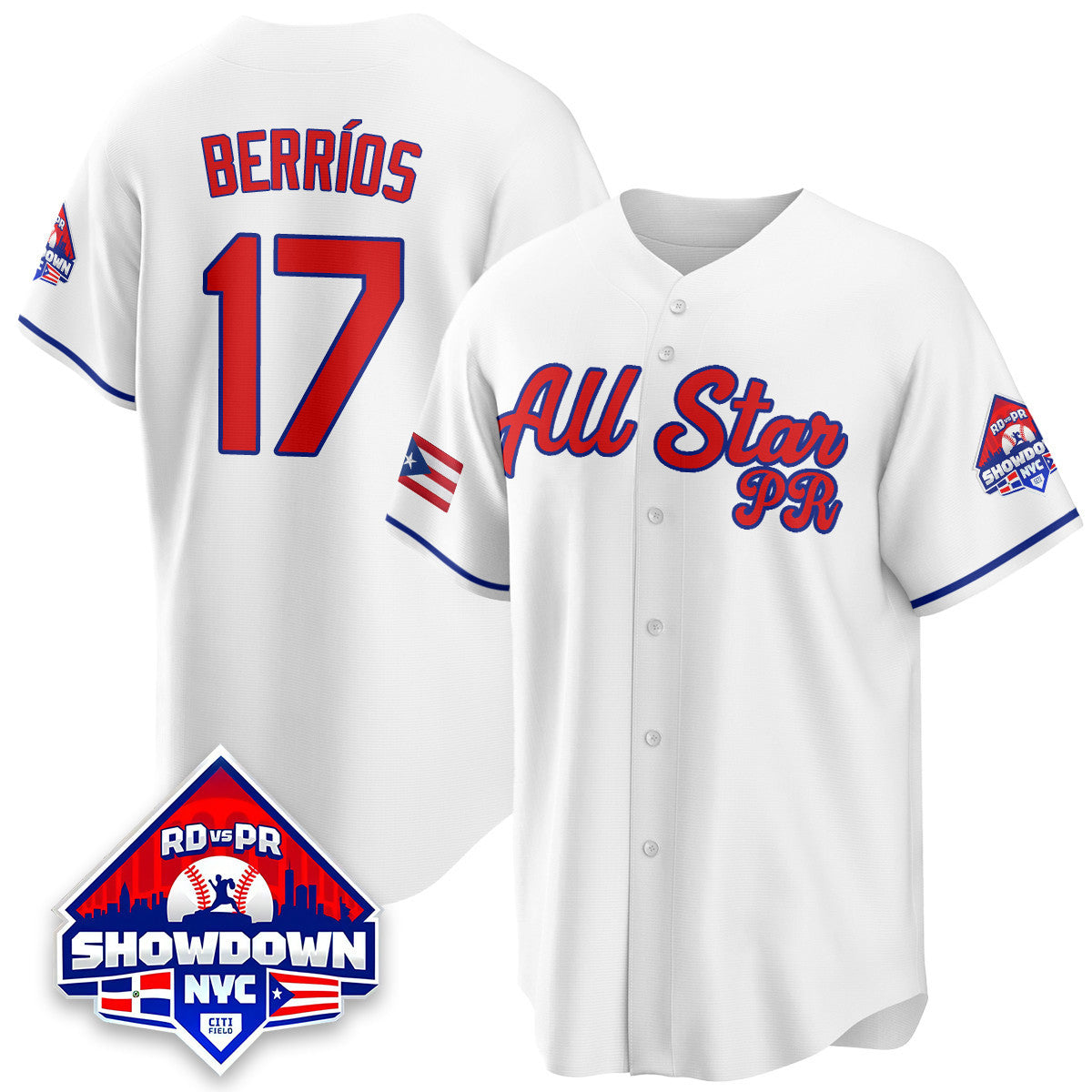 Men's Puerto Rican Baseball All-Star 2025 Jersey - All Stitched