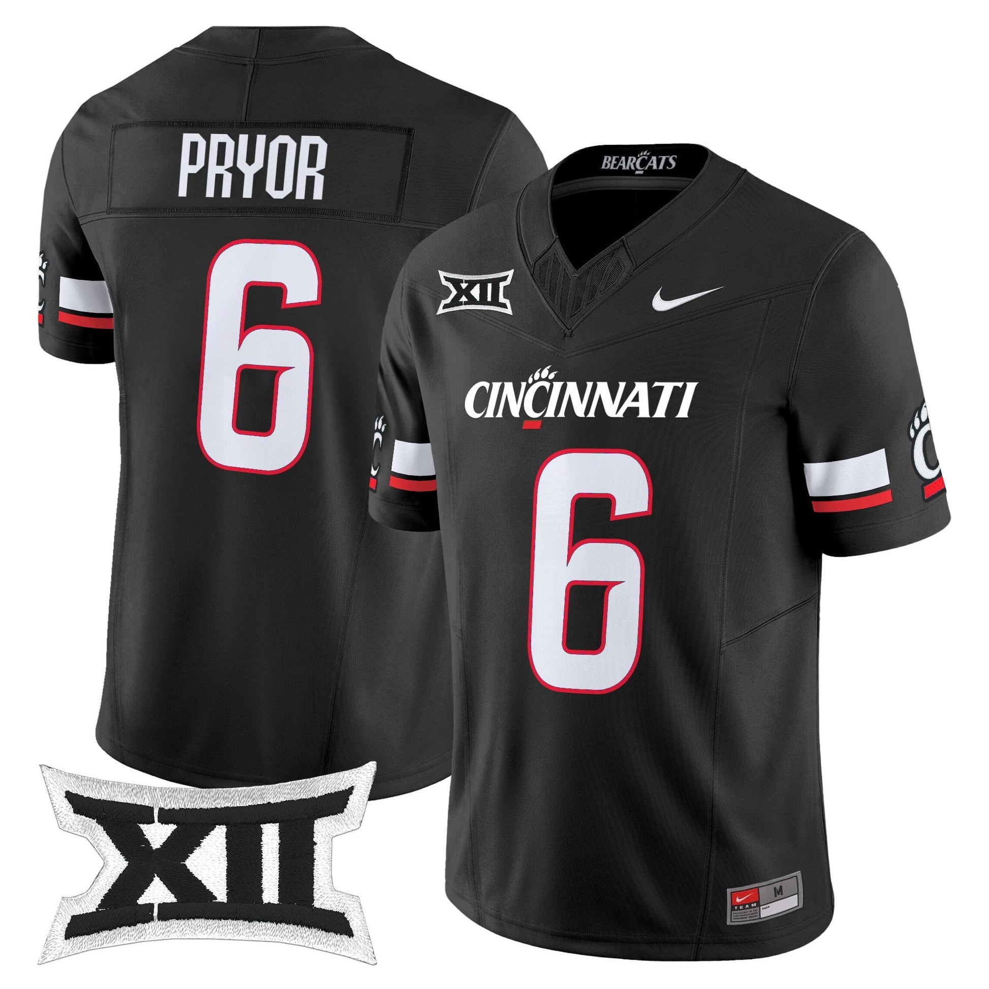 Men's Cincinnati Bearcats 2025 Vapor Limited Jersey - All Stitched