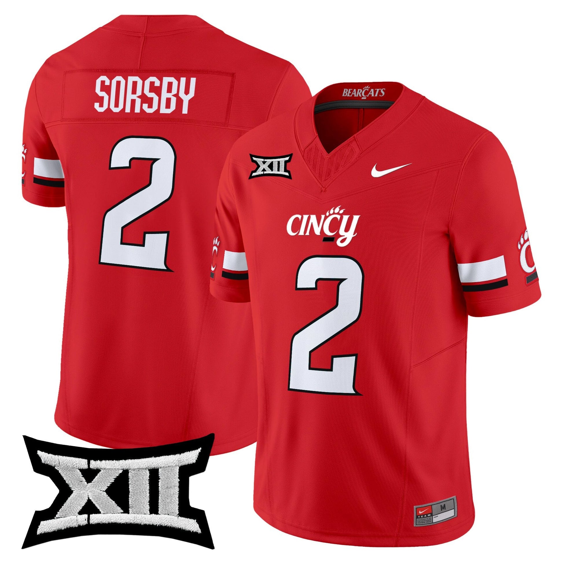 Men's Cincinnati Bearcats 2025 Vapor Limited Jersey - All Stitched