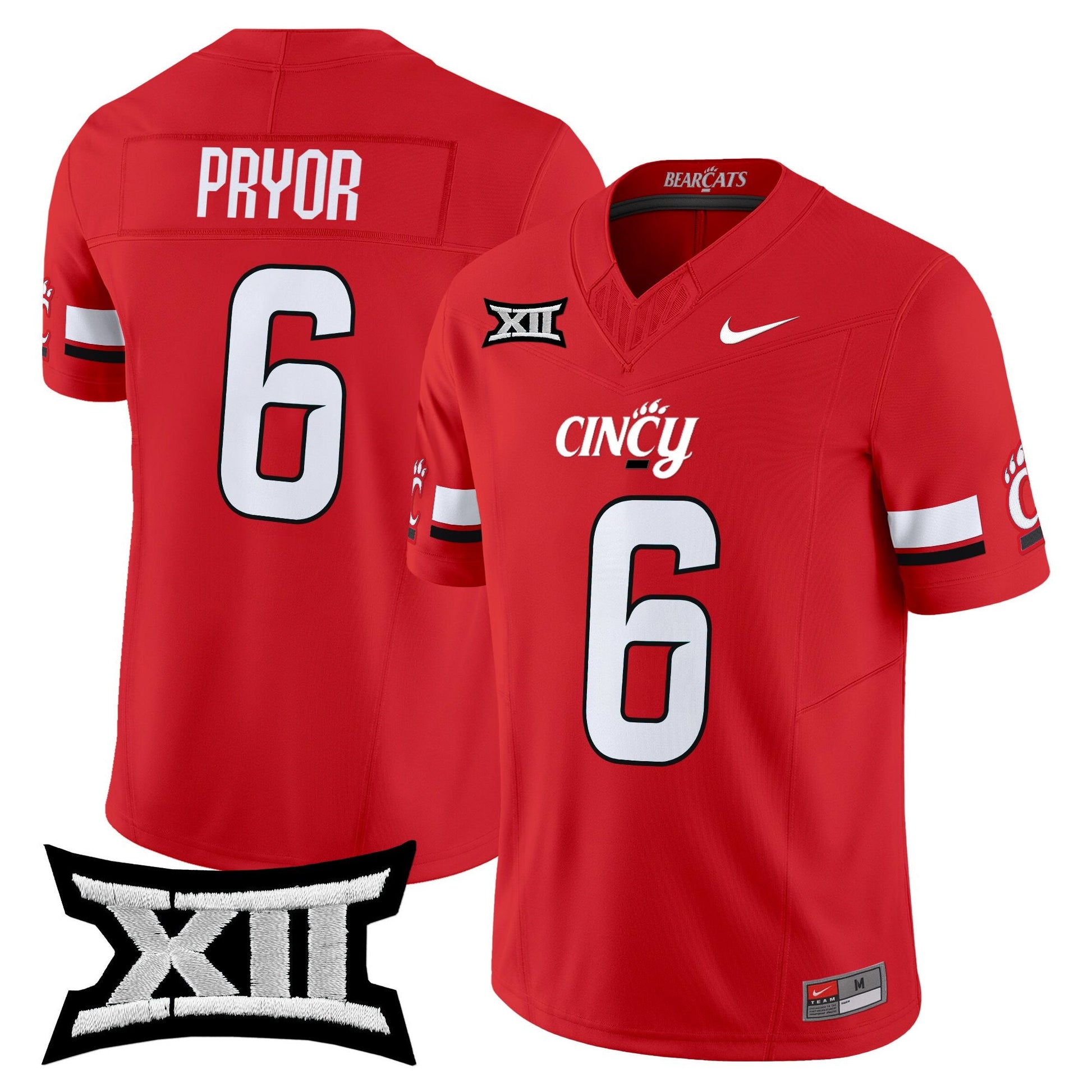 Men's Cincinnati Bearcats 2025 Vapor Limited Jersey - All Stitched