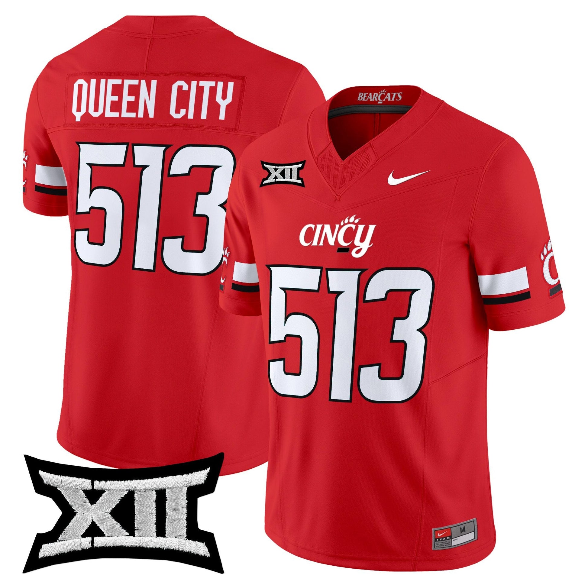 Men's Cincinnati Bearcats 2025 Vapor Limited Jersey - All Stitched