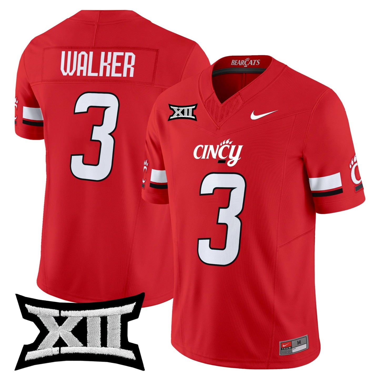 Men's Cincinnati Bearcats 2025 Vapor Limited Jersey - All Stitched