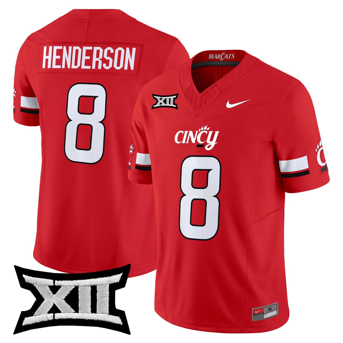 Men's Cincinnati Bearcats 2025 Vapor Limited Jersey - All Stitched
