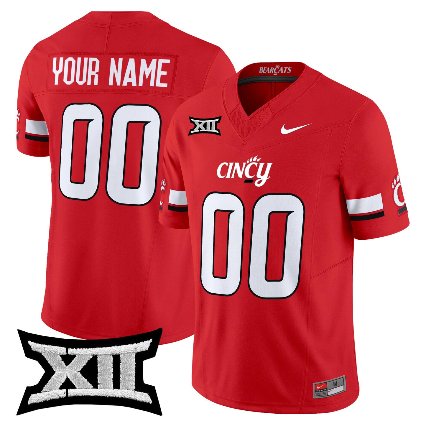 Cincinnati Bearcats 2025 Vapor Limited Custom Jersey - All Stitched