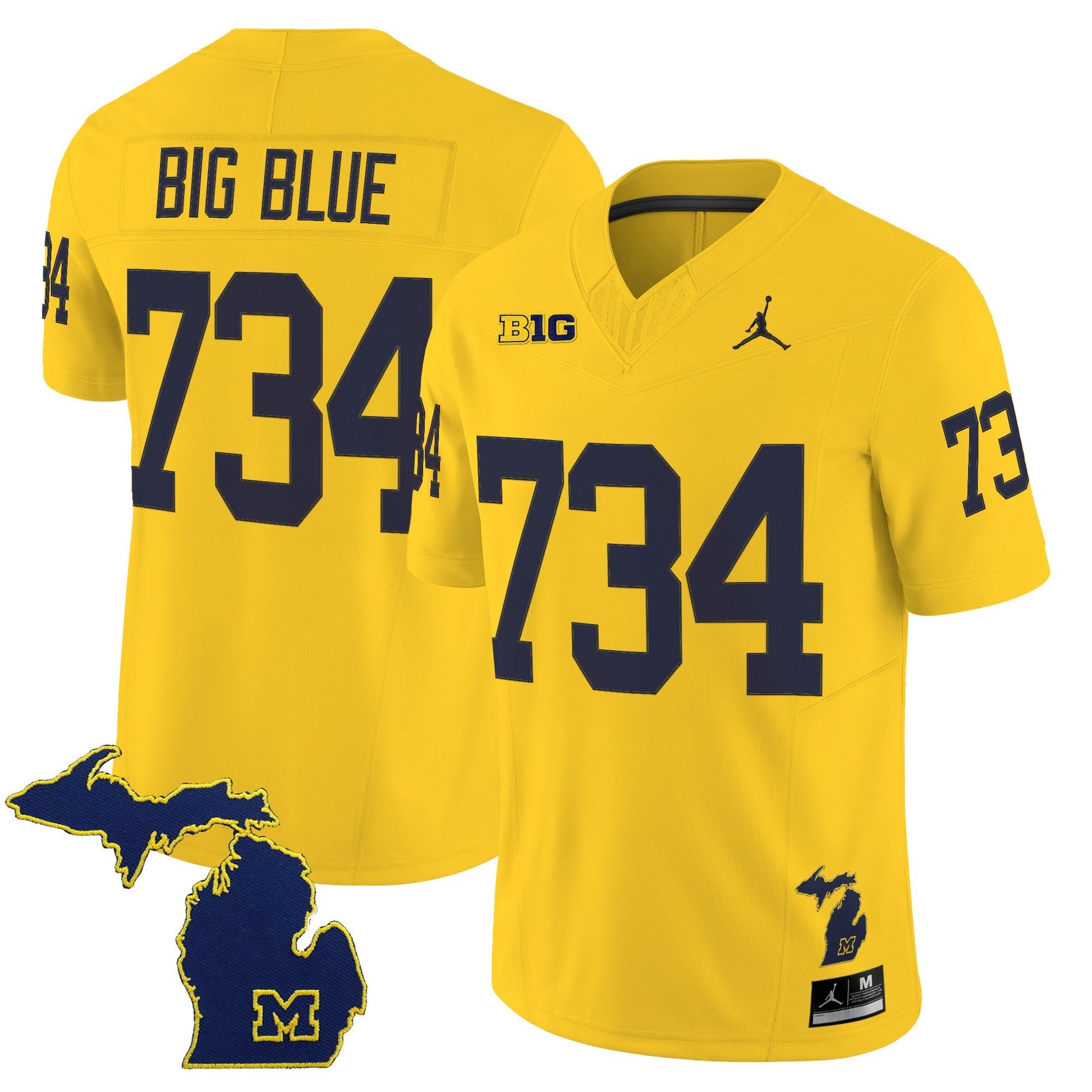 Men's Michigan Wolverines 2025 Vapor Limited Jersey V2 - All Stitched