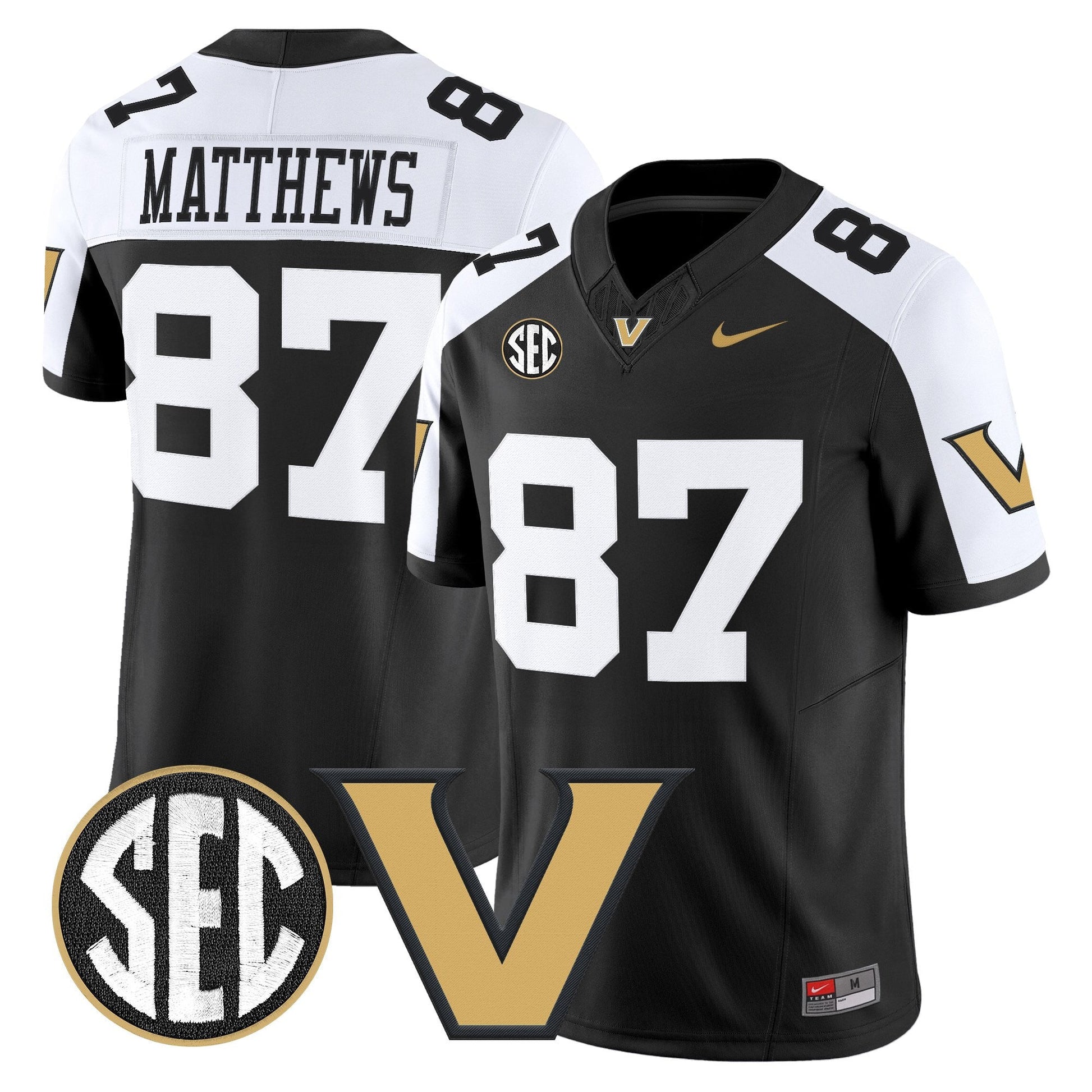Men's Vanderbilt Commodores 2025 Vapor Limited Jersey - All Stitched