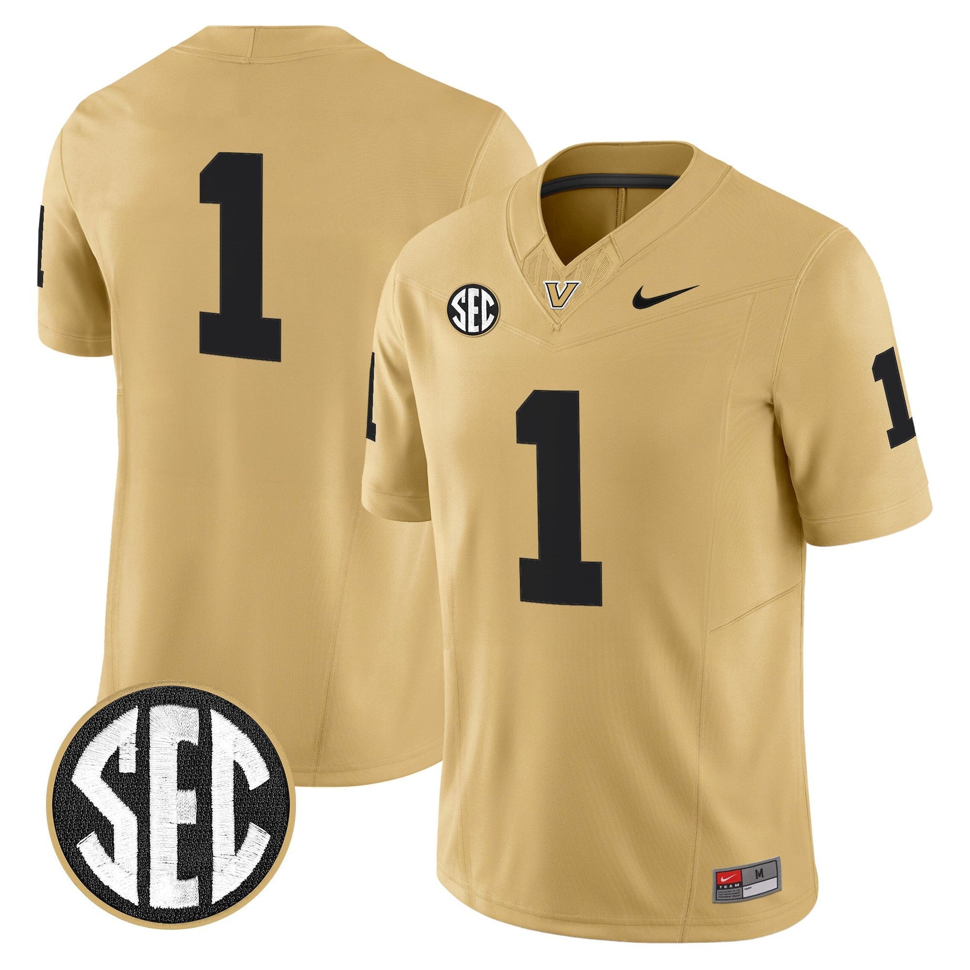 Men's Vanderbilt Commodores 2025 Vapor Limited Jersey - All Stitched