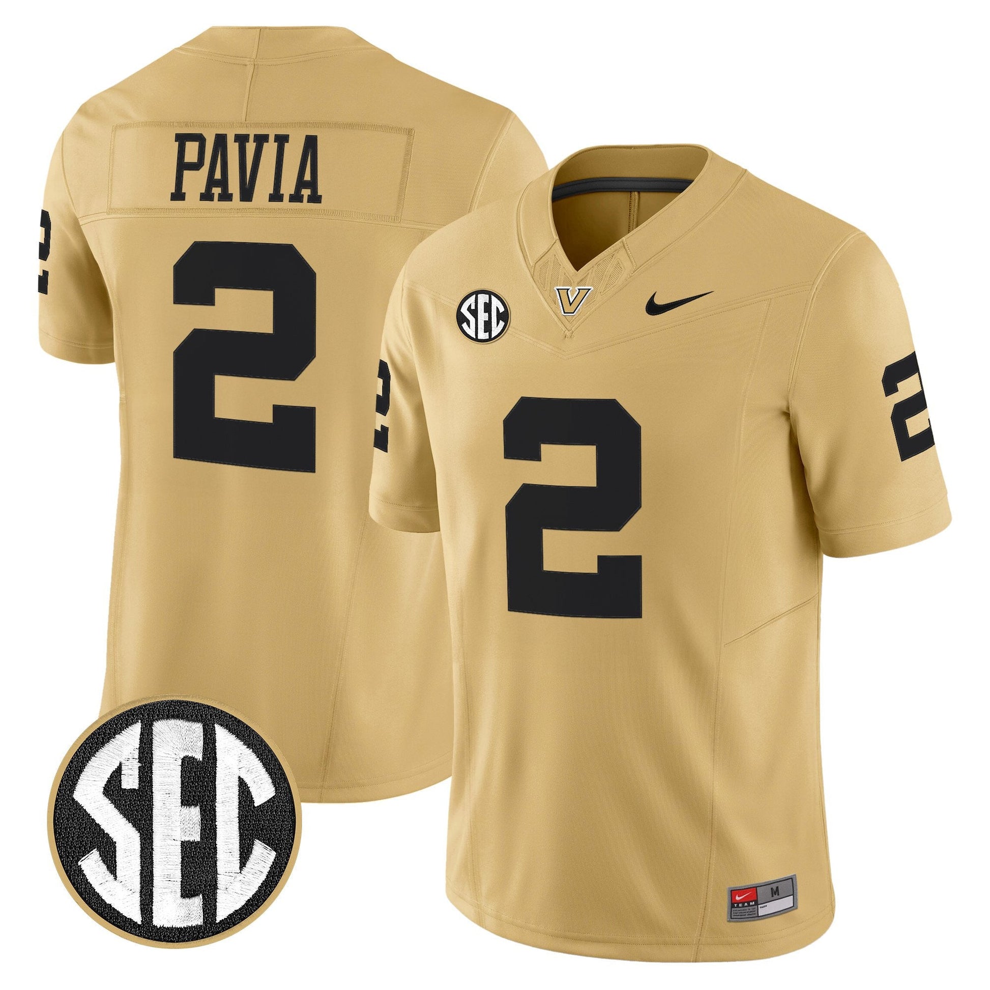 Men's Vanderbilt Commodores 2025 Vapor Limited Jersey - All Stitched