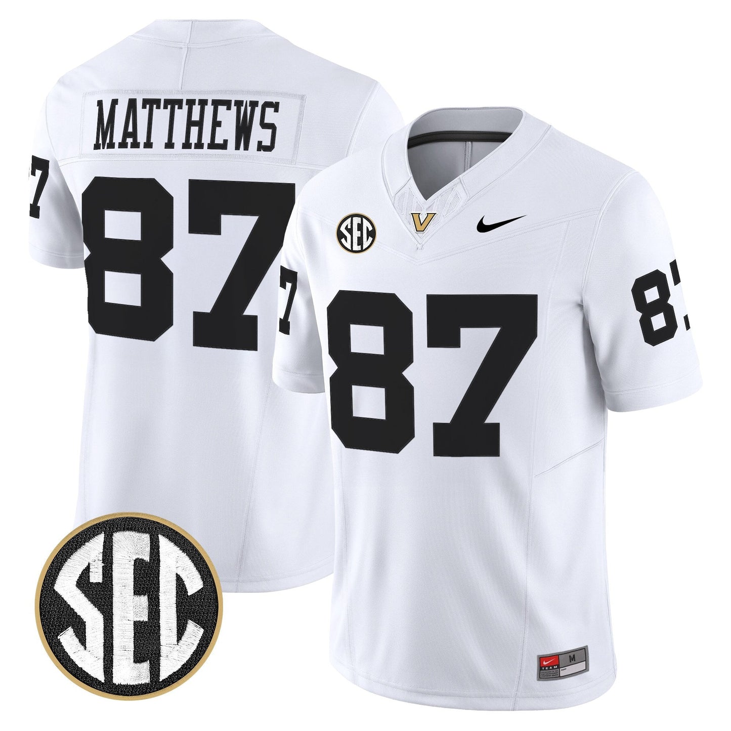 Men's Vanderbilt Commodores 2025 Vapor Limited Jersey - All Stitched