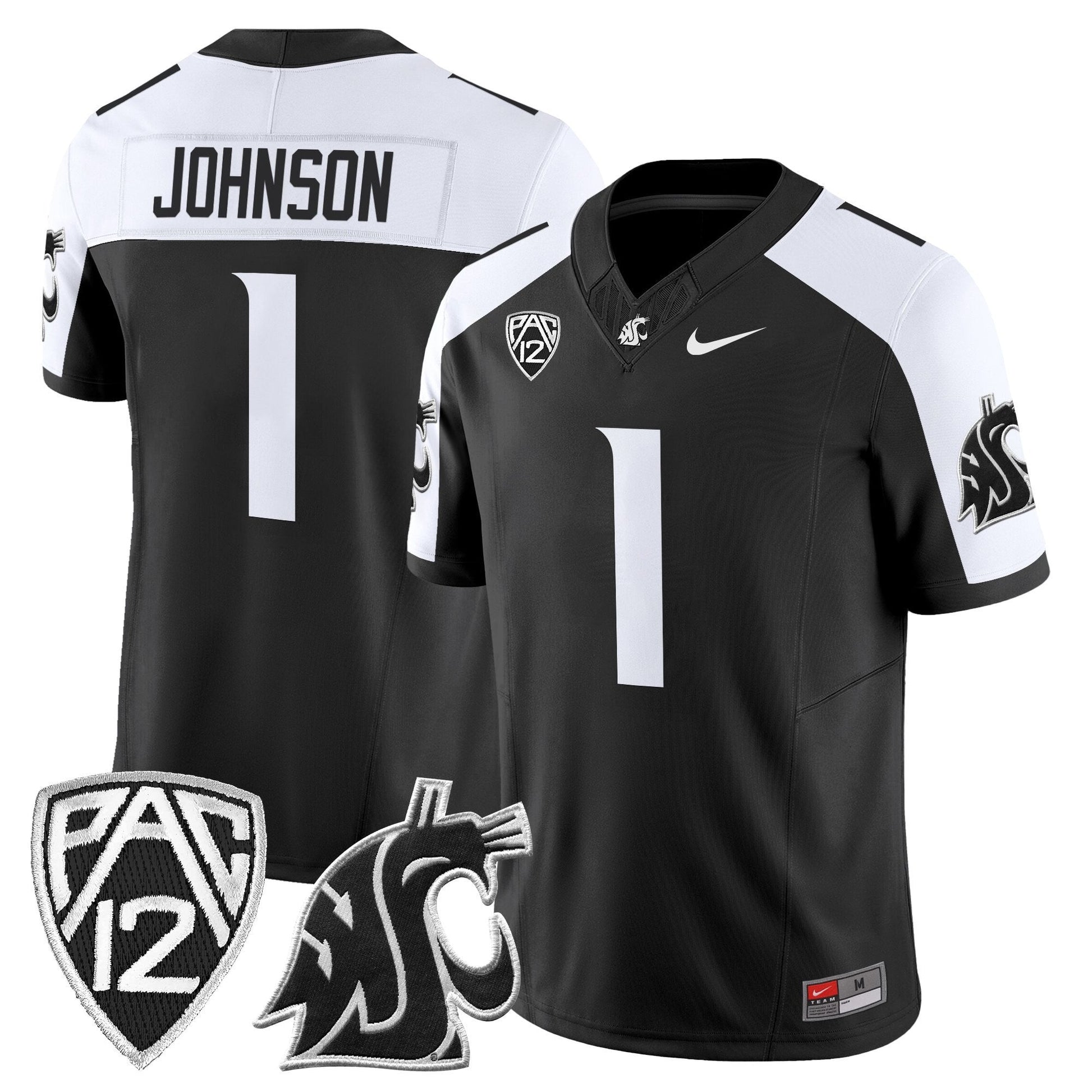 Men's Washington State Cougars 2025 Vapor Limited Jersey - All Stitched