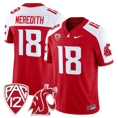Men's Washington State Cougars 2025 Vapor Limited Jersey - All Stitched