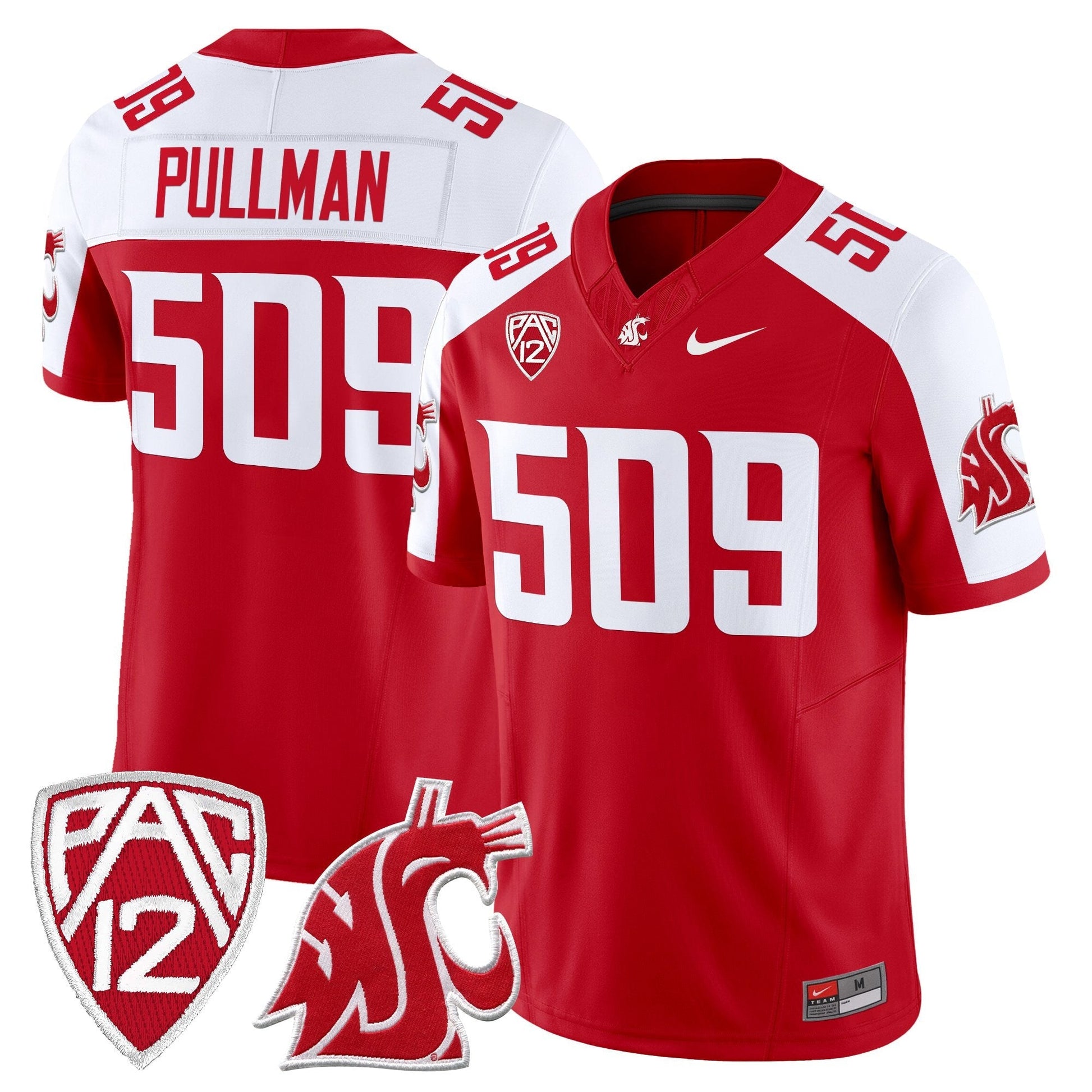 Men's Washington State Cougars 2025 Vapor Limited Jersey - All Stitched