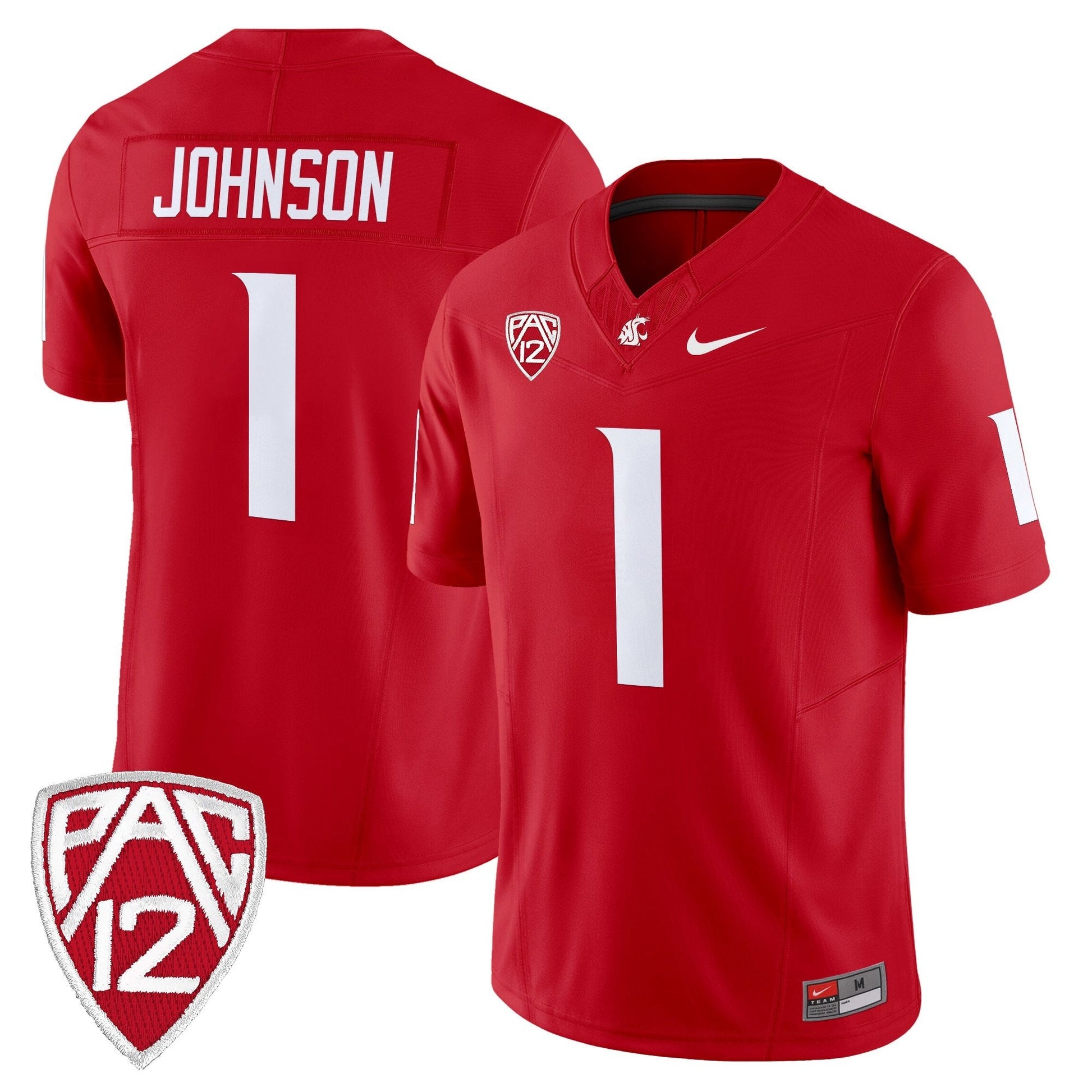 Men's Washington State Cougars 2025 Vapor Limited Jersey - All Stitched