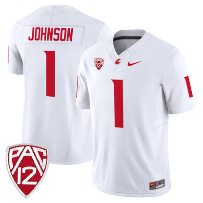 Men's Washington State Cougars 2025 Vapor Limited Jersey - All Stitched