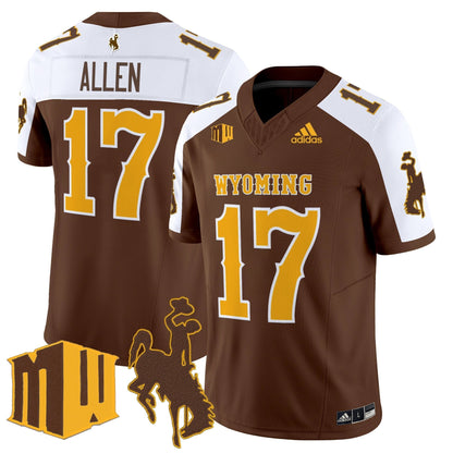 Men's Wyoming Cowboys 2025 Vapor Limited Jersey - All Stitched