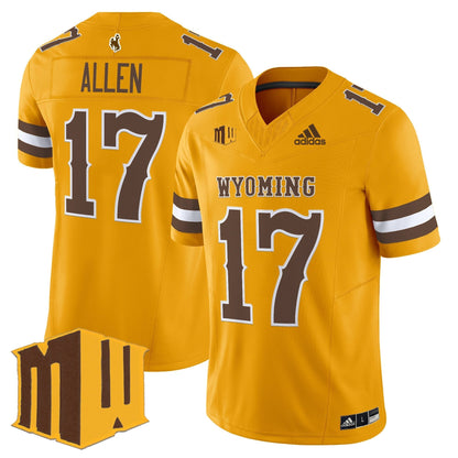 Men's Wyoming Cowboys 2025 Vapor Limited Jersey - All Stitched
