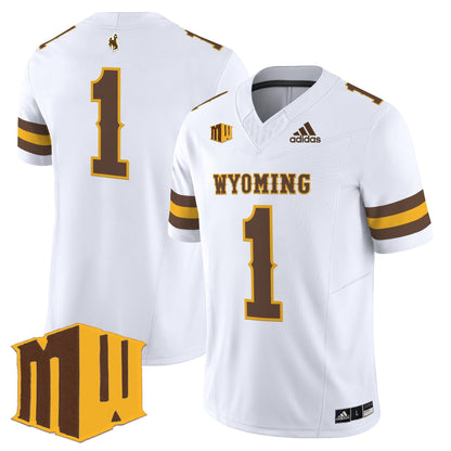 Men's Wyoming Cowboys 2025 Vapor Limited Jersey - All Stitched