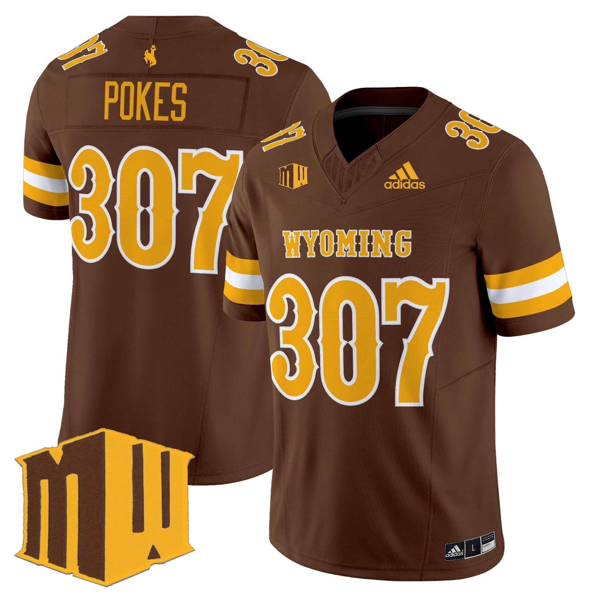 Men's Wyoming Cowboys 2025 Vapor Limited Jersey - All Stitched