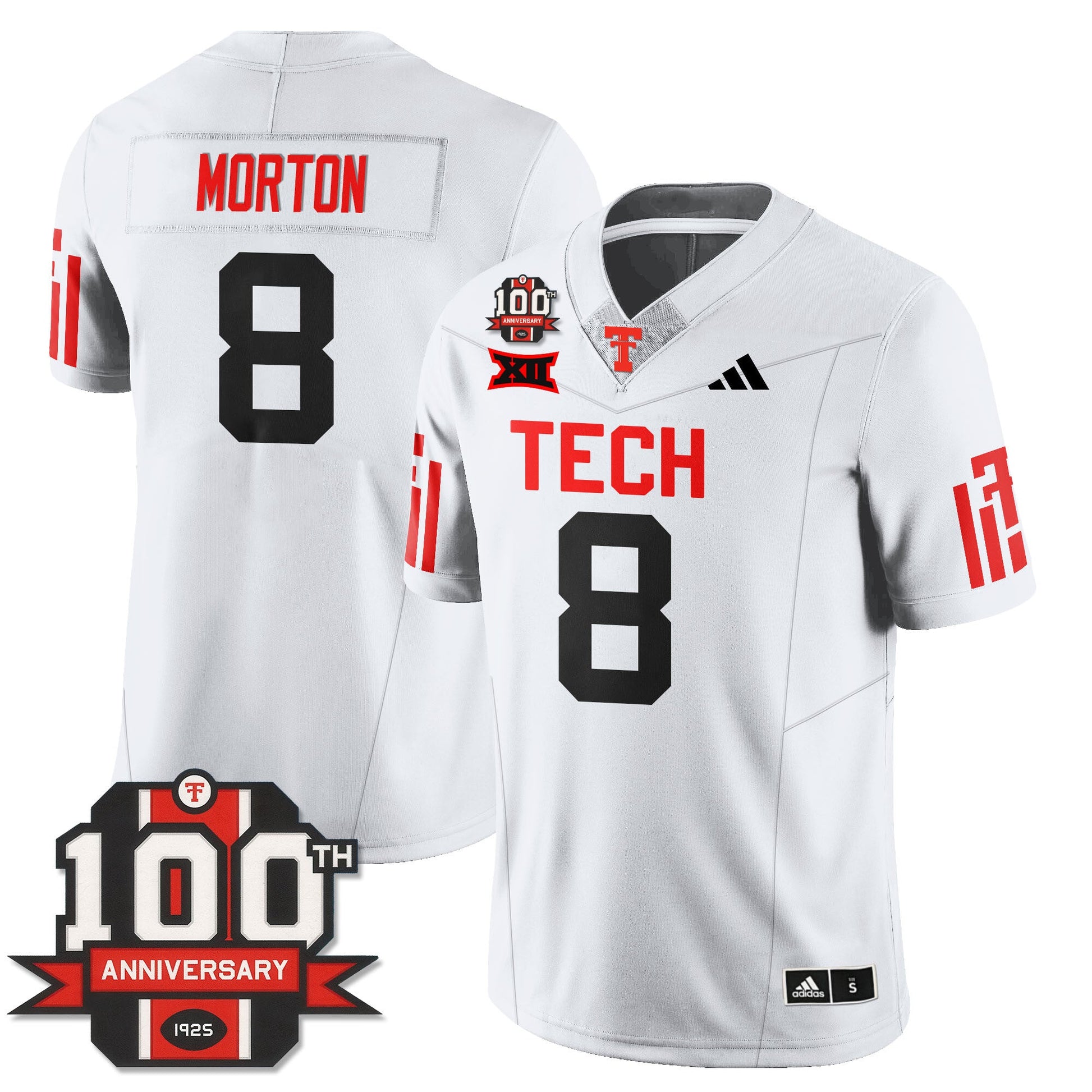 Men's Texas Tech Football 100th Anniversary Jersey - All Stitched