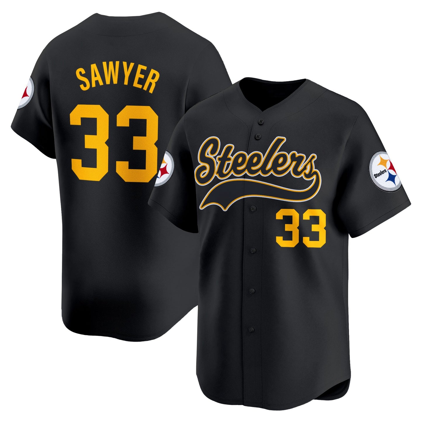 Men's Pittsburgh Steelers 2025 Vapor Baseball Jersey - All Stitched