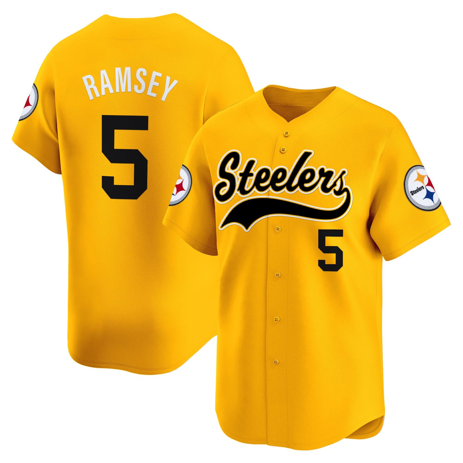 Men's Pittsburgh Steelers 2025 Vapor Baseball Jersey - All Stitched