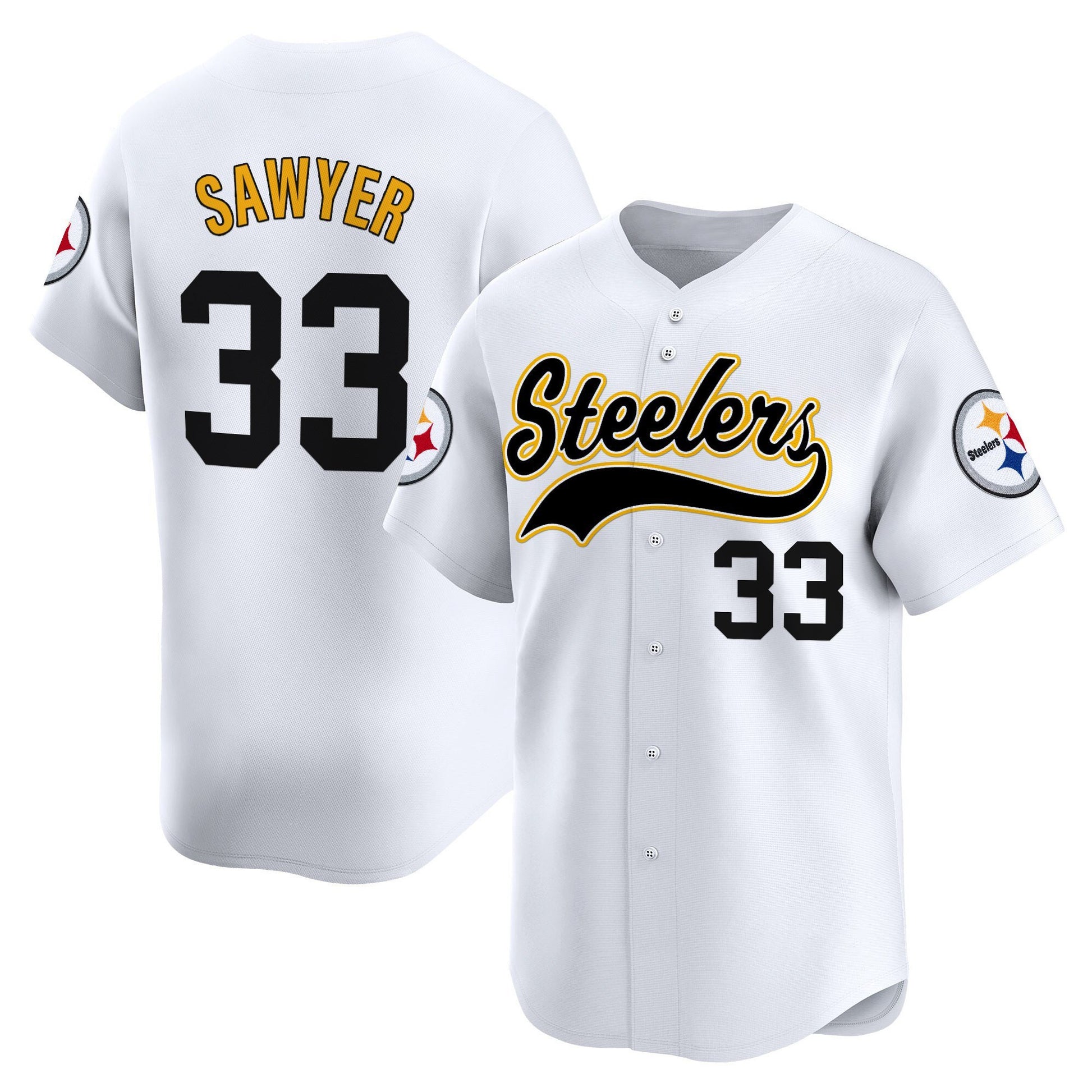 Men's Pittsburgh Steelers 2025 Vapor Baseball Jersey - All Stitched
