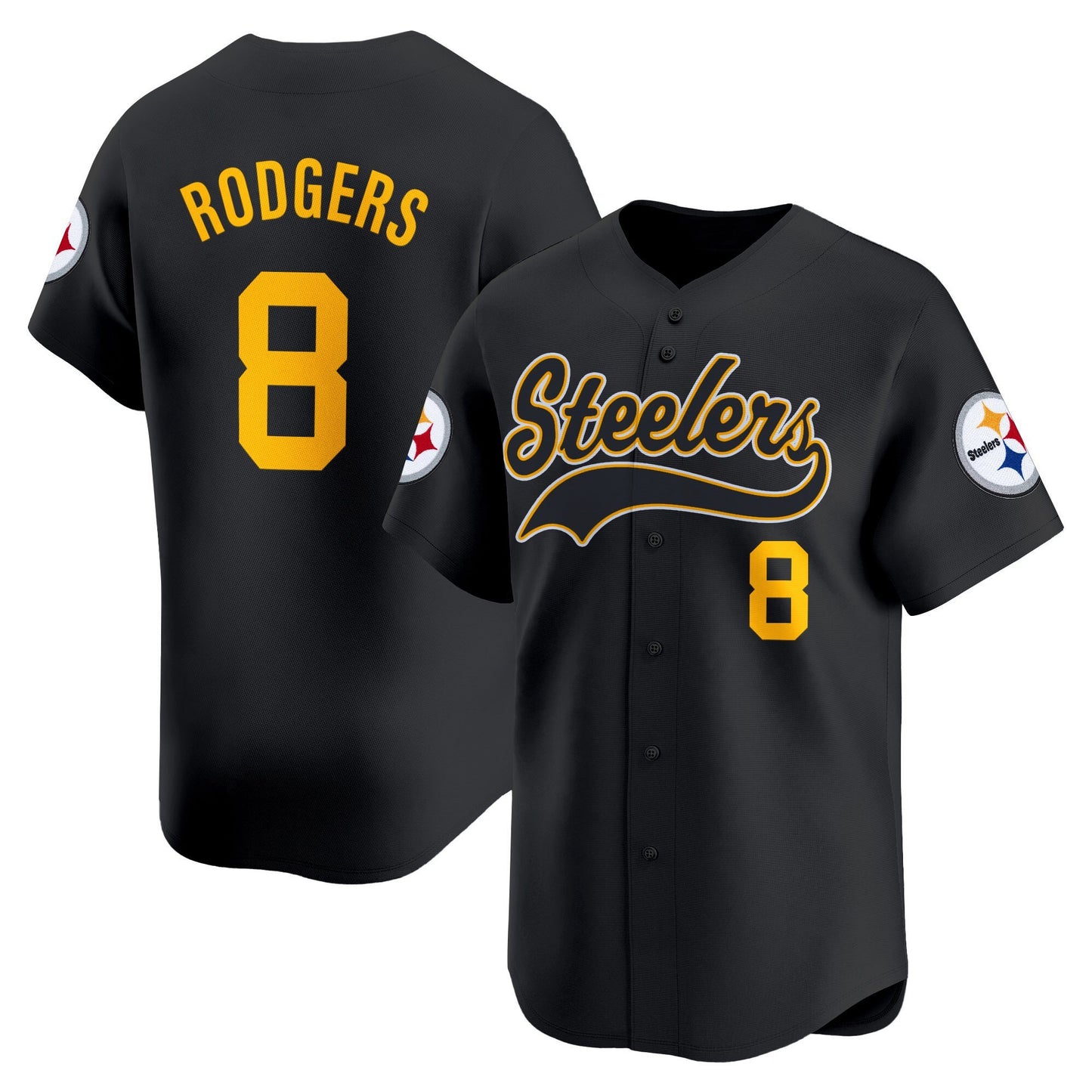 Men's Pittsburgh Steelers 2025 Vapor Baseball Jersey - All Stitched