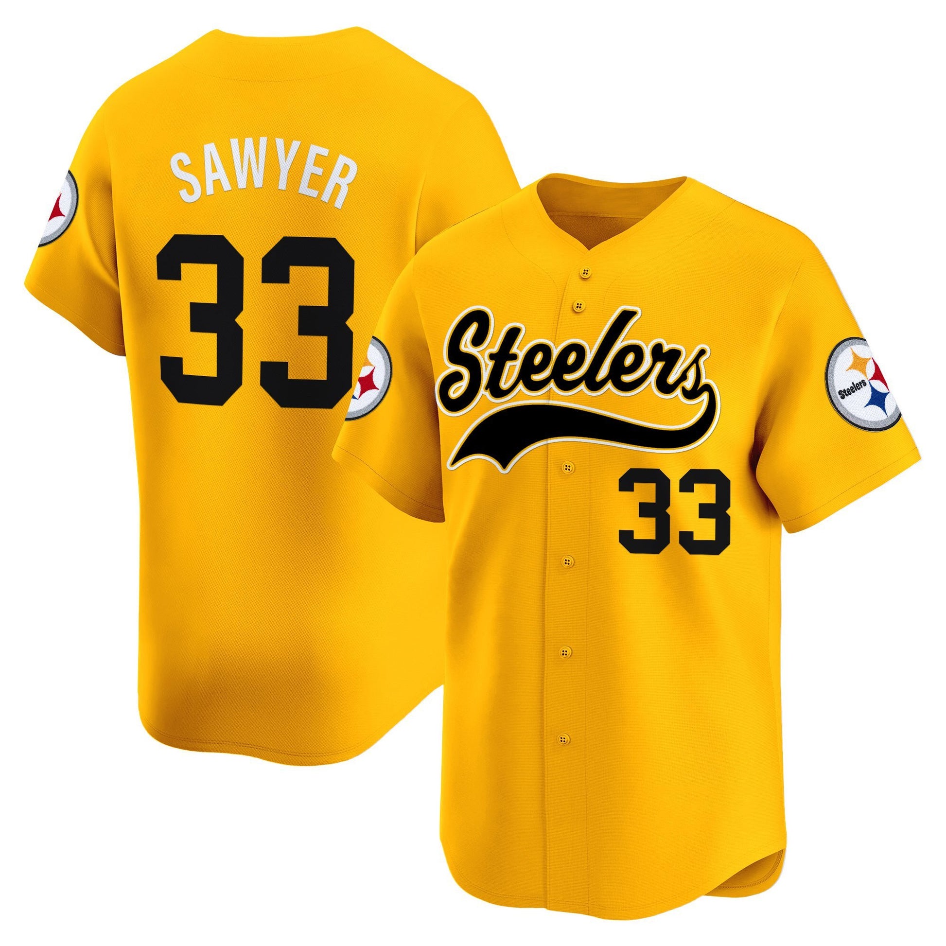 Men's Pittsburgh Steelers 2025 Vapor Baseball Jersey - All Stitched